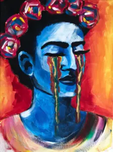 Acryl auf Leinwand Deine Frida