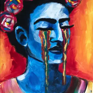 Acryl auf Leinwand Deine Frida